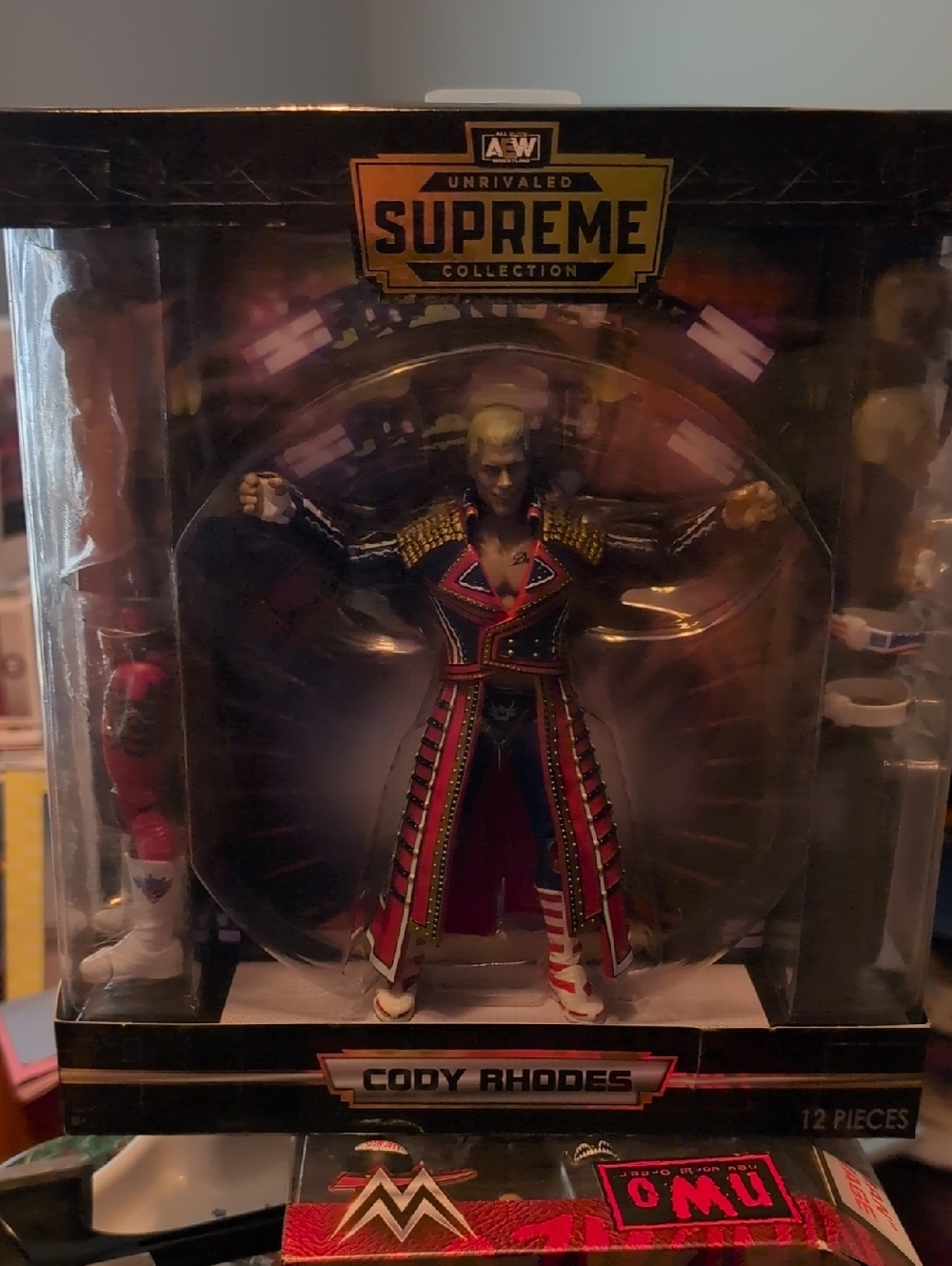 AEW Unrivaled Supreme Collection Cody Rhodes Figure - Red & Gold